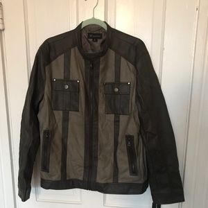 NWT - Men’s INC Faux Leather Jacket